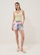 Light blue pure cotton denim shorts_0