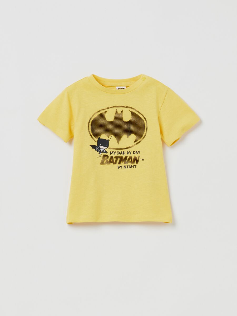 Cotton T-shirt with Warner Bros Batman print_0