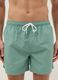 Green swim shorts with elasticated waistband_1