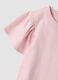 Girls&rsquo; pink pure cotton regular-fit T-shirt with star_2