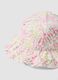 Multicolour pure cotton bucket hat for baby girl_2