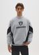 Grey cotton blend sweatshirt with Raiders print_1