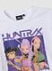 White pure cotton regular fit T-shirt with print_5