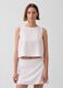 Linen-blend tank top_0
