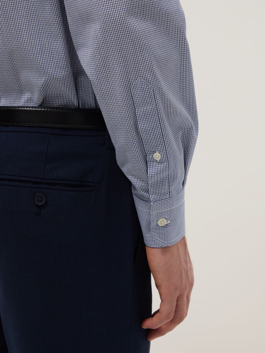 Mehrfarbiges Karohemd aus Baumwollmischung, Regular Fit, b&uuml;gelleicht_3