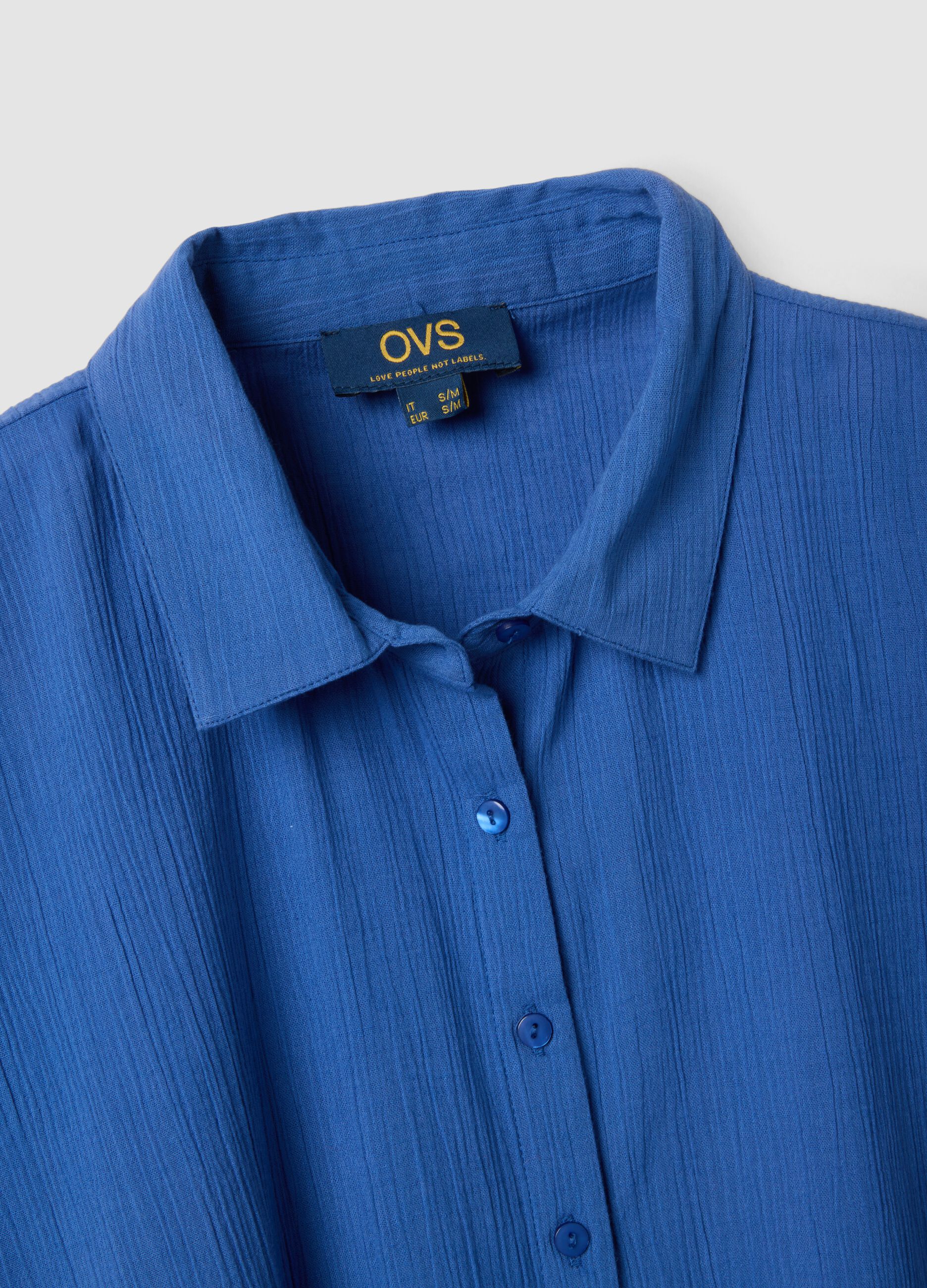 Blue pure cotton kaftan