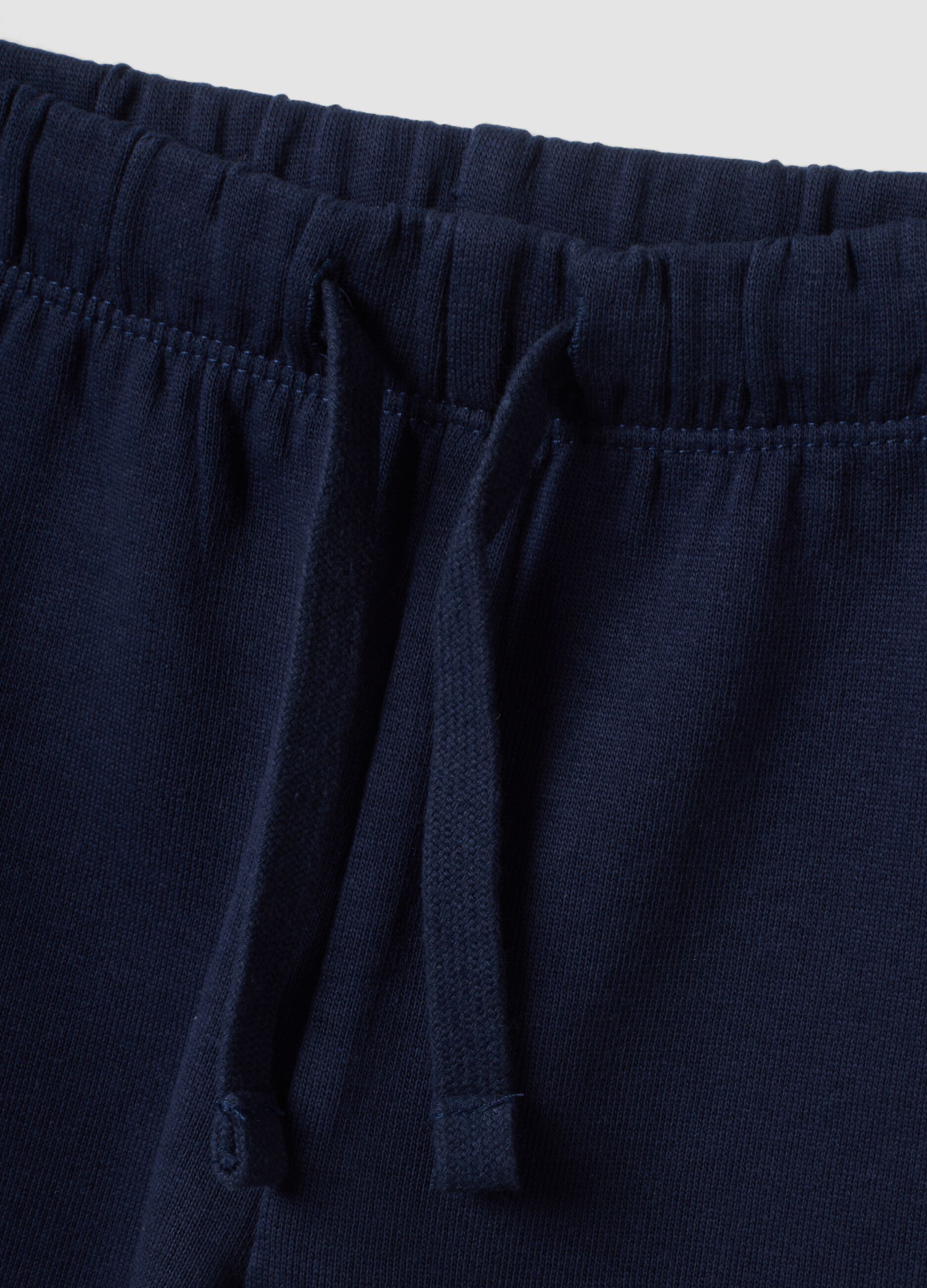 2-pack blue cotton jogger trousers