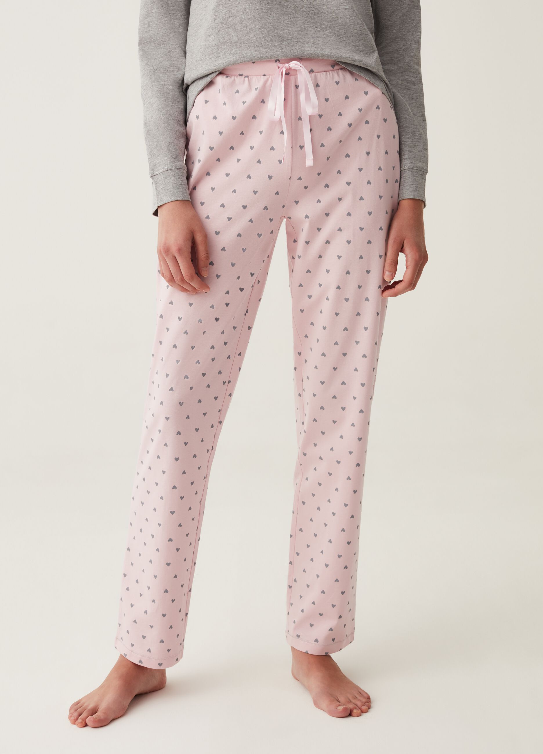 Long pyjamas with hearts print_3