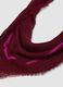 Purple viscose and wool-blend scarf with fringed edges_2