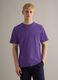 Violet pure cotton crew neck T-shirt relaxed fit_1