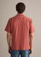 Red short-sleeved shirt in pure lyocell_3