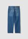 Jeans denim in puro cotone relaxed fit_2