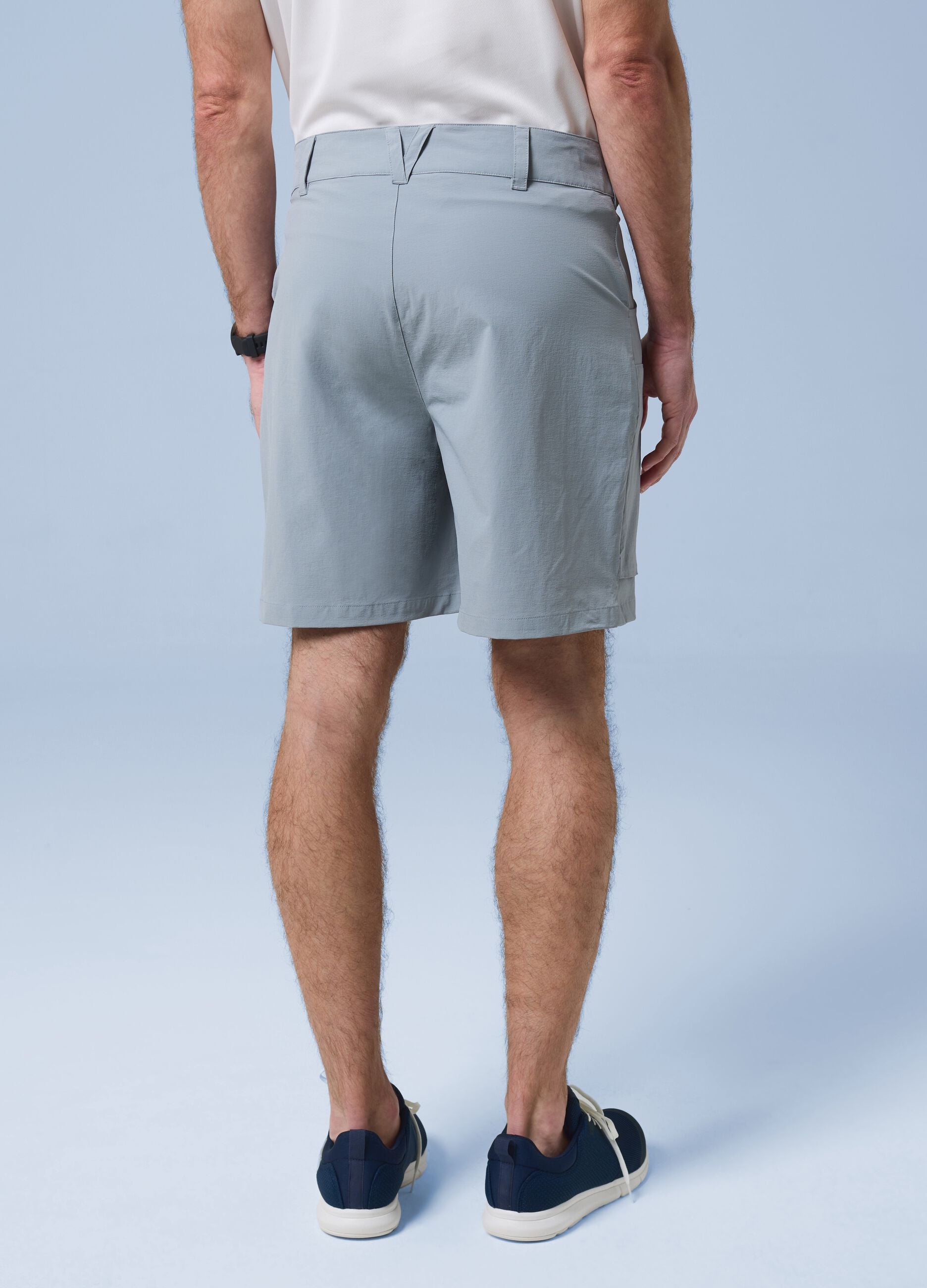 Graue Cargo-Shorts ALTAVIA SAILING aus Stretchgewebe