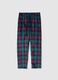Multicolour check regular-fit pyjama trousers_4