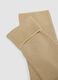 Beige stretch cotton socks with glitter_2