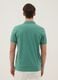 Green pure cotton short-sleeve polo shirt, regular fit_2