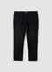 Black denim jeans in cotton-viscose blend, regular fit_0