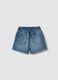 Blaue Denim-Shorts aus reiner Baumwolle f&uuml;r M&auml;dchen, Regular Fit_1