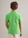 Boys' Green Stretch Cotton Polo Regular Fit_2