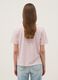 Pink striped pure cotton T-shirt_3