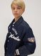 Blue varsity jacket with zip and racing print_1