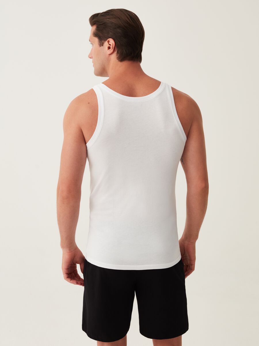 Two-pack racerback vests in Supima cotton_2