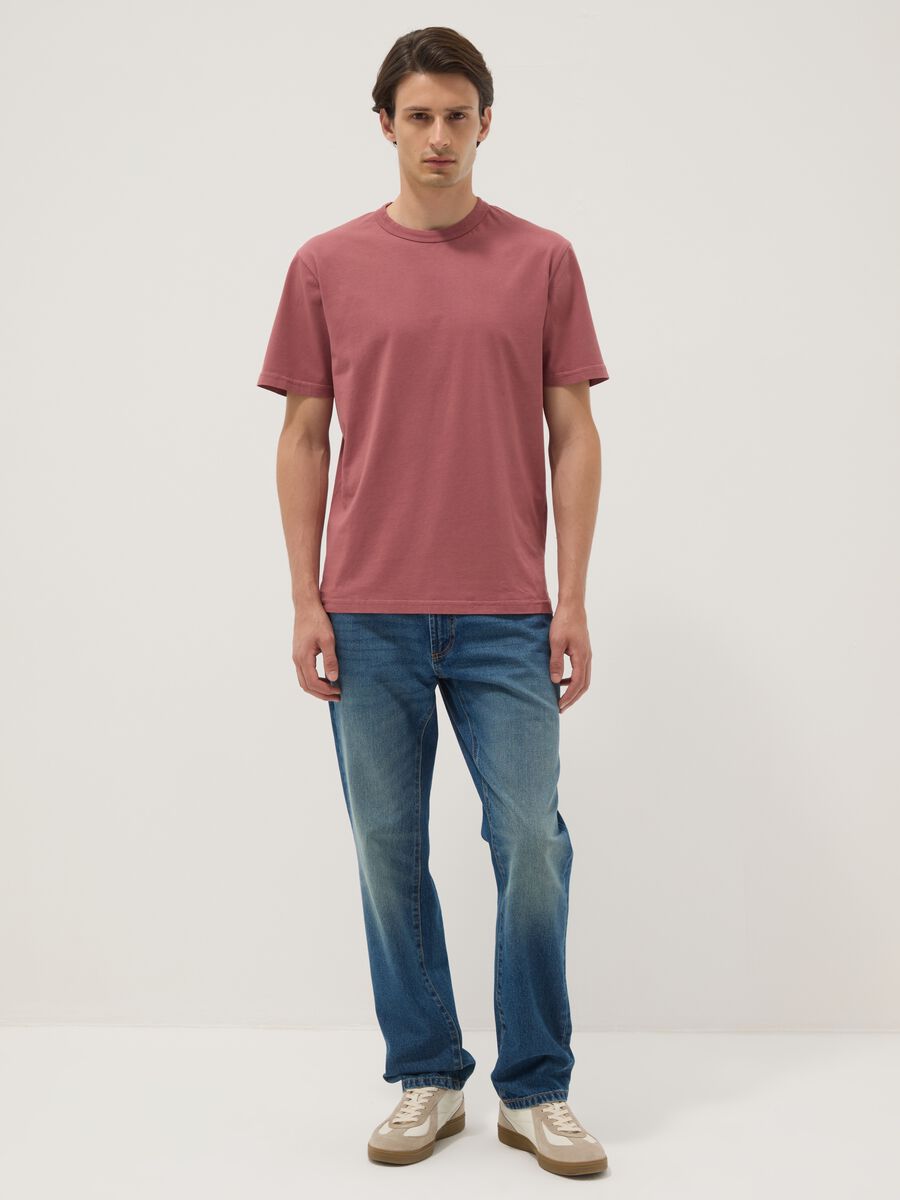 Pink pure cotton relaxed-fit T-shirt_2