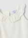 White organic cotton tank top with ruffle trim_3