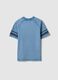 T-shirt de menino em algod&atilde;o puro azul, regular fit com estampado_4