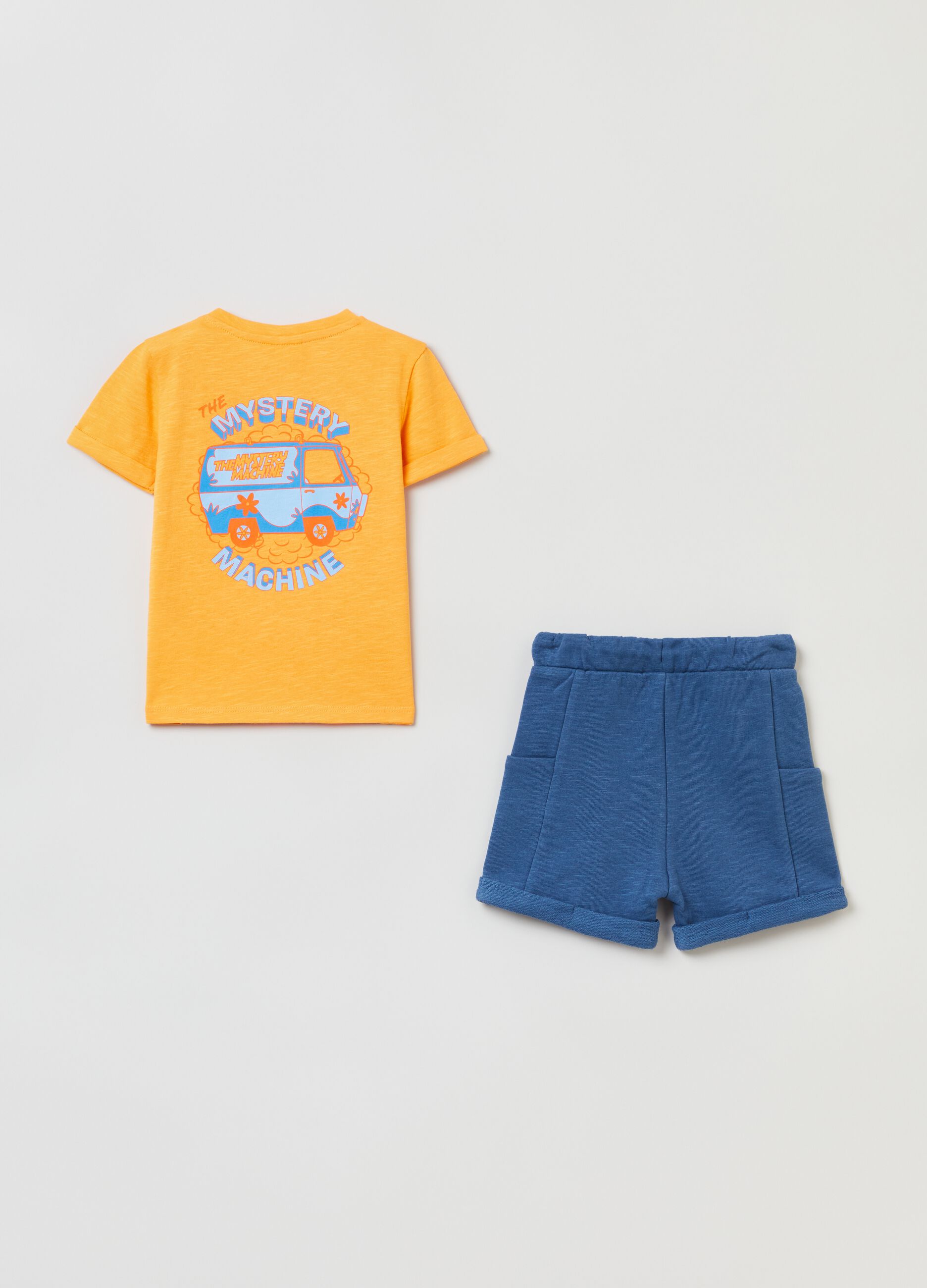 Cotton jogging set with Scooby-Doo print
