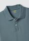 Slim Fit graues Polo aus reiner Baumwolle_5