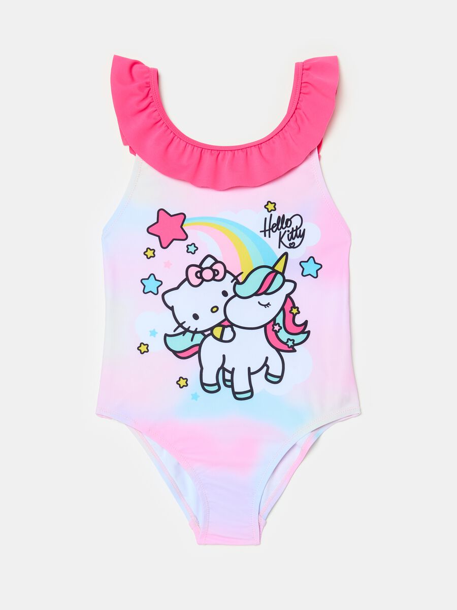 One-piece swimsuit with Hello Kitty print_0