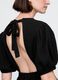 Long black dress with V-neck and open back_3