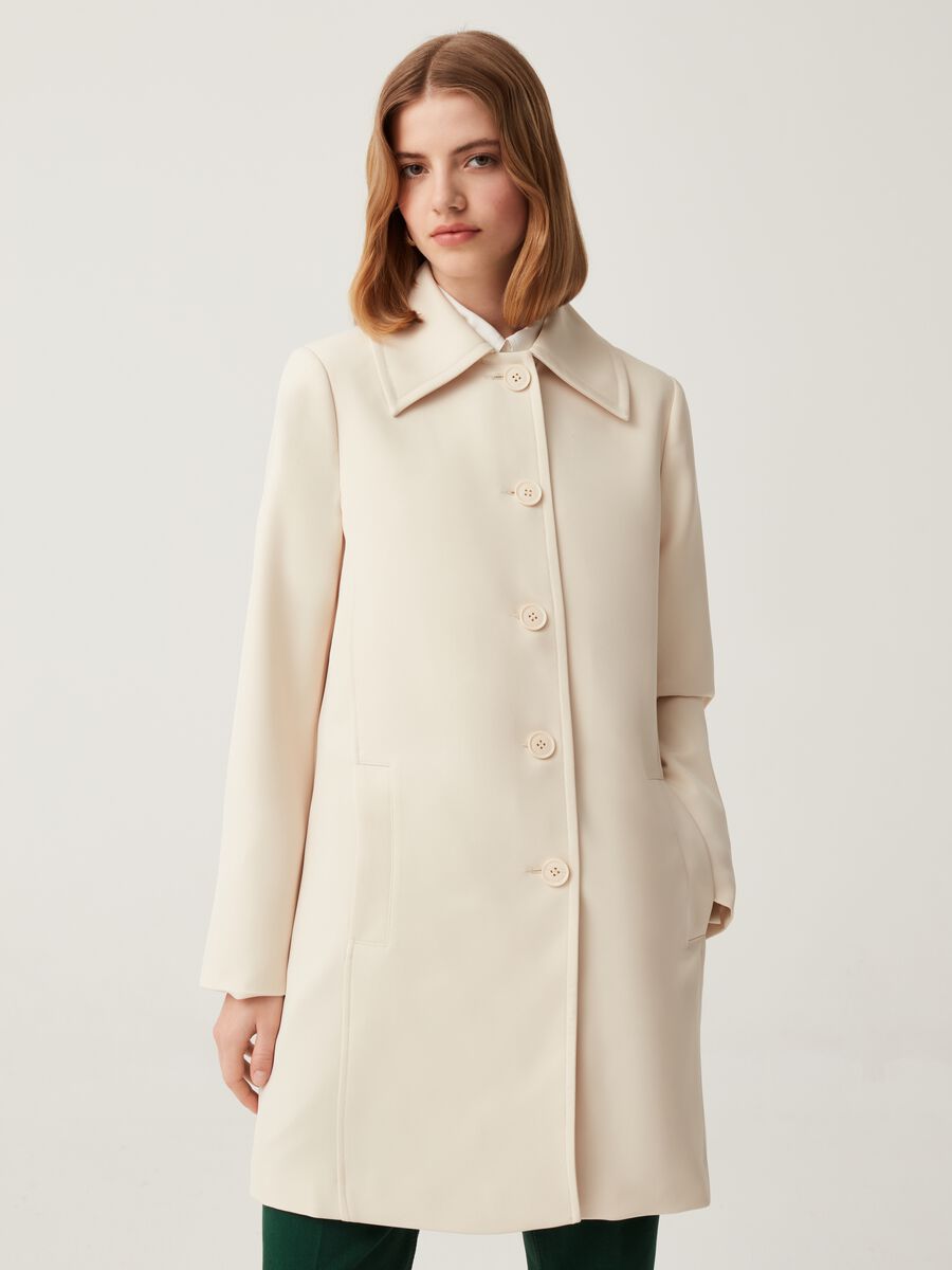 Solid colour, lightweight coat_1