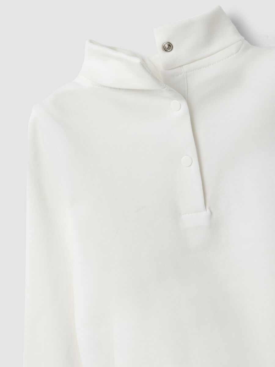 White pure organic cotton crew-neck T-shirt_3