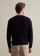 Cotton pullover with weave_2