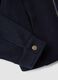 Navy blue regular-fit jacket with zip_5