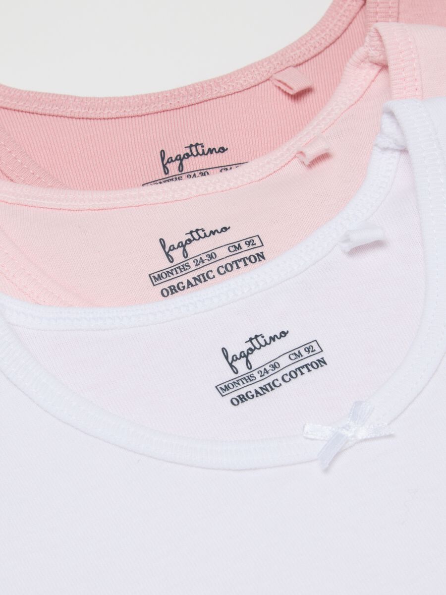 Newborn Multicolour Vest Tripack in Pure Cotton_3