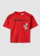Red Ducati logo stretch cotton T-shirt for baby boy, regular fit_0
