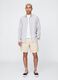 Beige Linen and Cotton Blend Shorts by Gap_0
