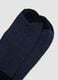 3er-Pack blaue Socken in mittlerer H&ouml;he aus elastischer Bio-Baumwolle_2