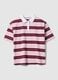 Women's Regular Fit Multi-Coloured Striped Pure Cotton Polo_0