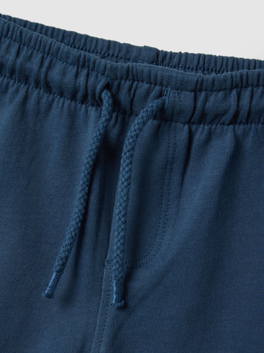 Blaue Shorts aus reiner Baumwolle Regular Fit f&uuml;r Babys_2