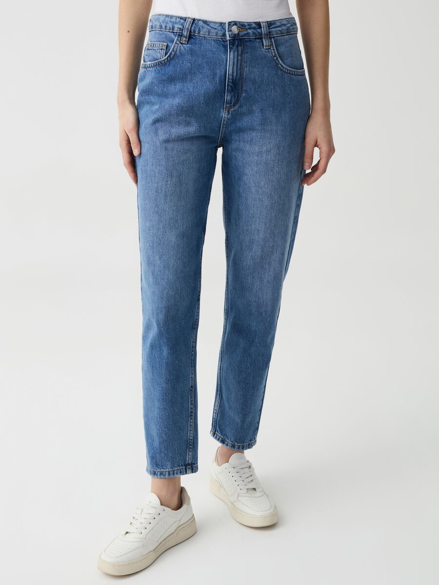 Jeans cropped straight fit_1