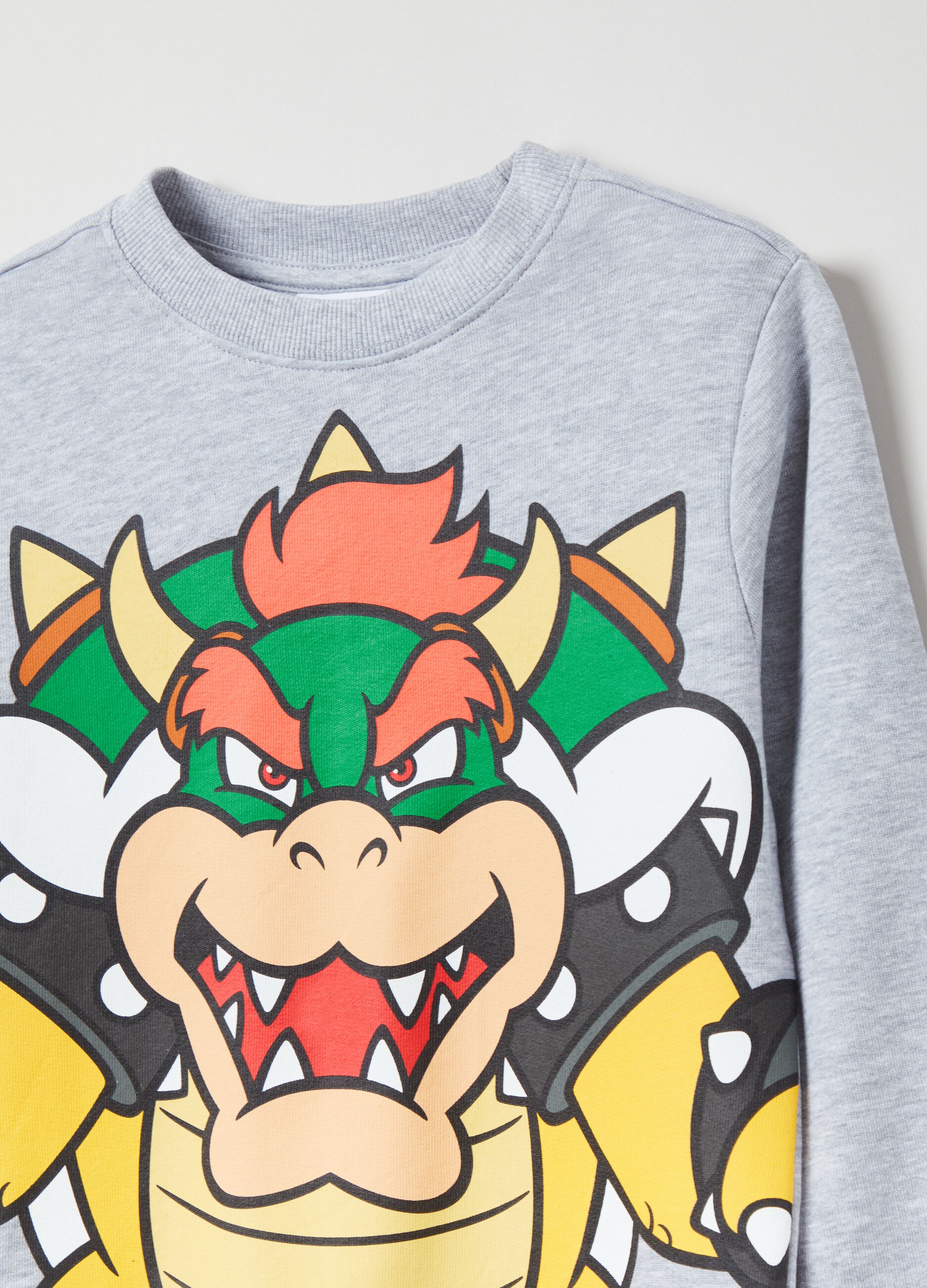 Sweatshirt with round neck and Super Mario™ Bowser print_2