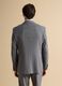 Blazer grigio in viscosa elasticizzata slim fit con rever classico_3