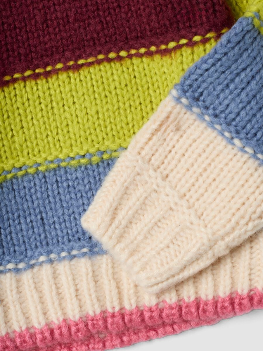 Multicolour striped crew-neck jumper, regular fit_3