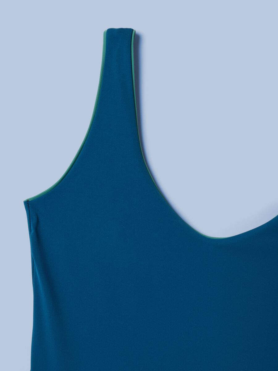 Blue stretch fabric swimsuit_5