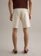 Short chino beige en pur coton, coupe regular_2