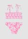 Pink floral stretch bikini_1